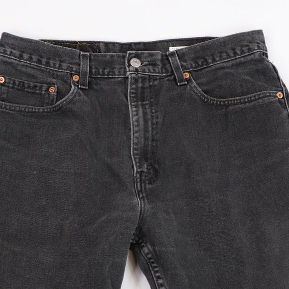 Vintage Levis Regular Fit Straight Leg Jeans Black